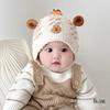 Adorable Knitted Baby Hat for Autumn & Winter: Thick, Warm, Ear-Protecting Design for Boys & Girls