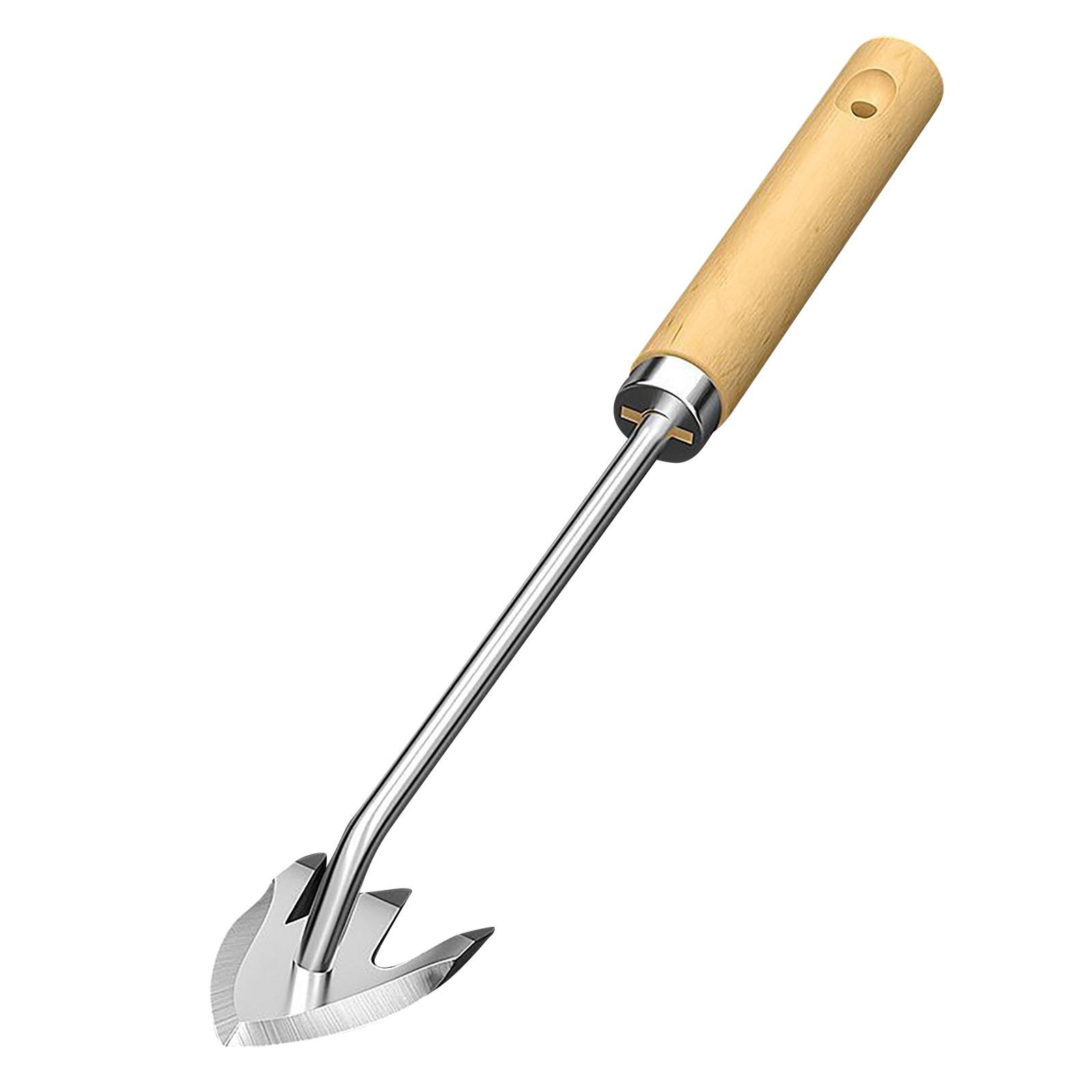 

Инструмент для выкорчевывания артефактов, кованый съемник из марганцевой стали премиум-класса, 4 зубца, двойного назначения, высокопрочный ручной инструмент для удаления сорняков для сада One Size