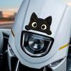 Durable Vinyl Stickers for Cars and Motorcycle: Set of 4, Waterproof, Scratch Blocking Black Cat Designs