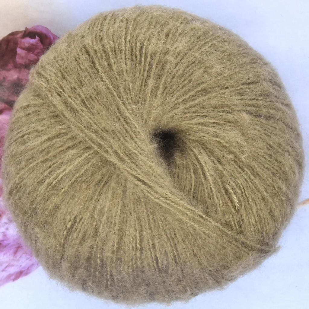 25g Soft 40% Acrylic 60% Mohair Yarn 160m/175yd Plush Yarn Hand Knitting Crochet Sewing DIY Shawl Scarf Thread