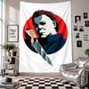 Wall TapestryHalloween Michael Myers Art Hanging Cloth Decorative Background Cover for Room Decoration