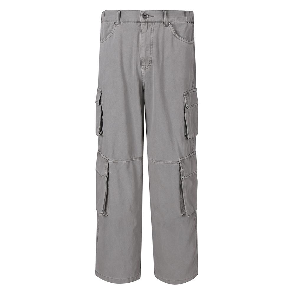 BUCKAROO Canvas Garment-Dyed Multi Cargo Pants Grey
