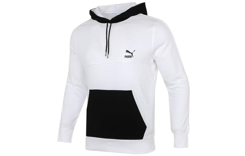 Puma Sweatshirts Men's White Hooded Moderate Regular 534158-52