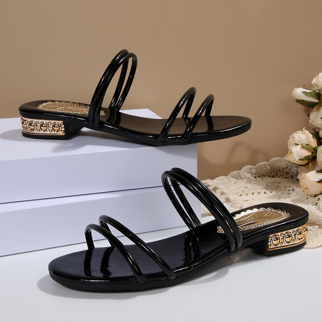 Fashion Crystal Luxury Ladies Slippers Rhinestone Slides Women Fashion Slippers Lightweight Women Summer Fashion Elegant Shoes