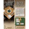 Mahjong Solo Practice Board, Compatible with American Mahjong Tiles with 24 Slots, 3D Printed Portable Mahjong Practice Board for Strategy Training