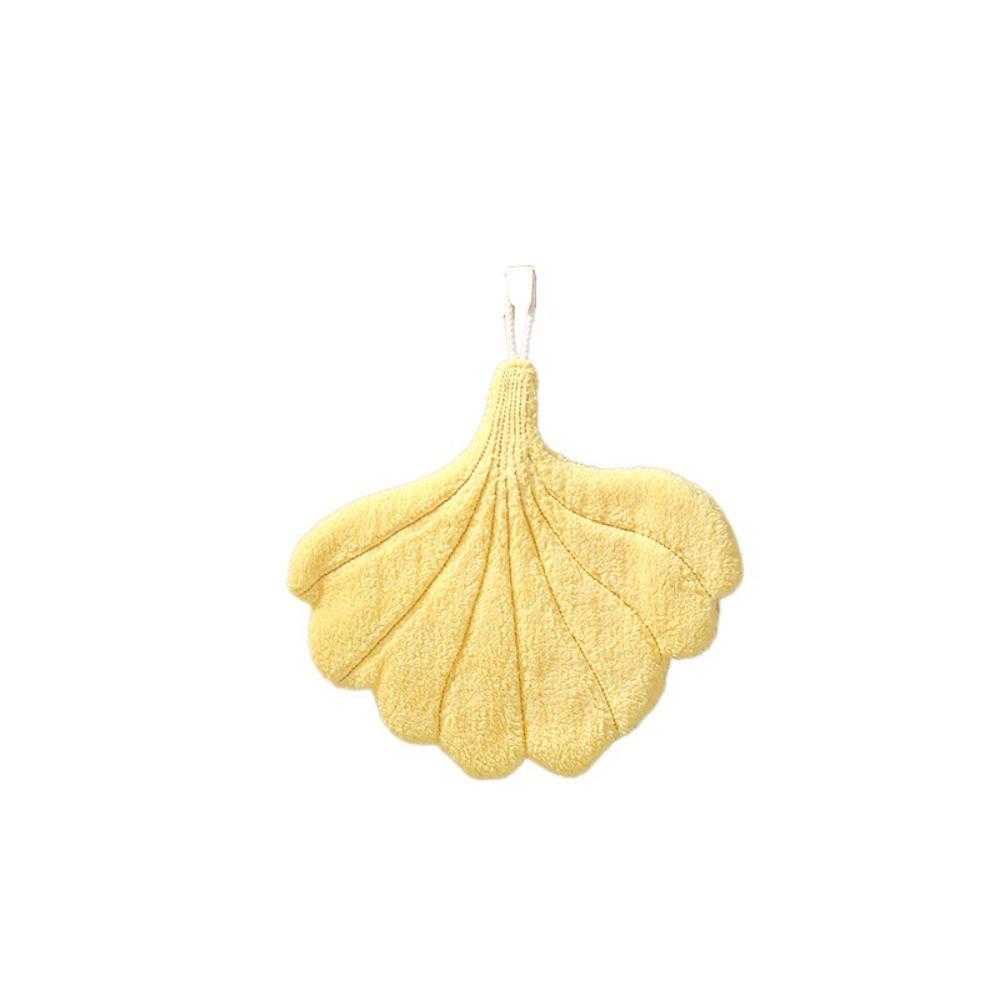 Soft Texture Hanging Wash Cloth Thickened Design Absorbent Handkerchief  Home Use 22x24.5cm