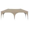 Pop Up Party Tent 575 X 288 X 245 Cm Cream Oxford Fabric