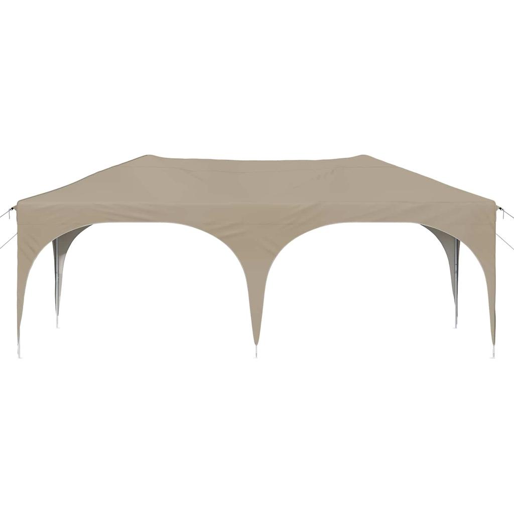 Pop Up Party Tent 575 X 288 X 245 Cm Cream Oxford Fabric