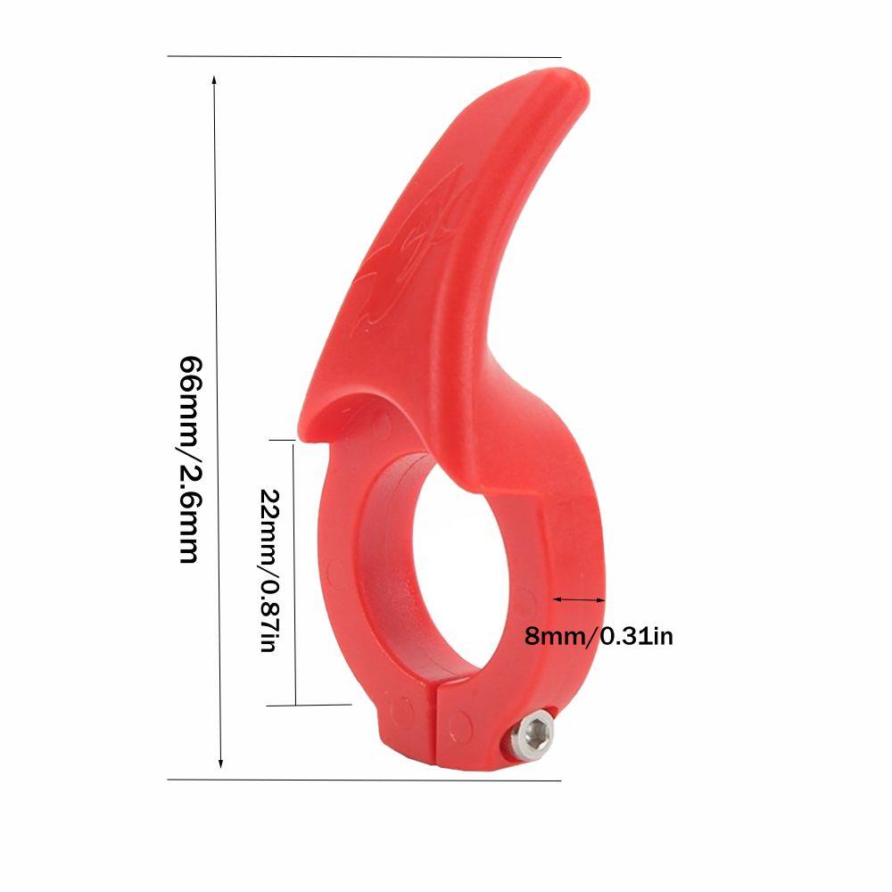 1 Pair Ergonomic Handlebar Thumb Rest Comfort Grip Easy Installation Bike Auxiliary Handlebar High Toughness