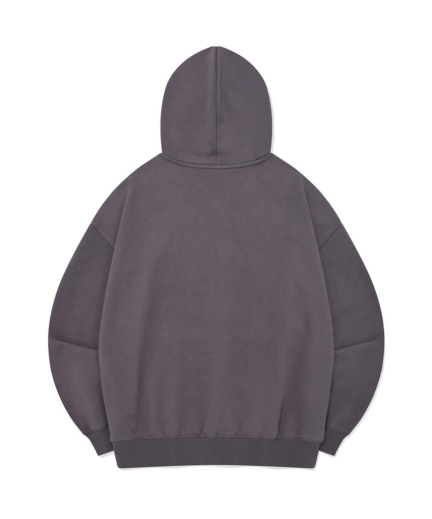 Cartoon Basketball Hoodie Purple Charcoal