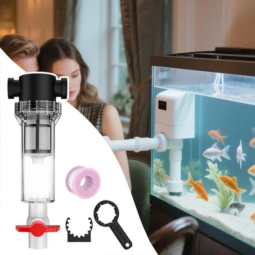Edelstahl-Filtergewebe Fischabfall-Sammler Wasserfilter-Ventil Fischteich