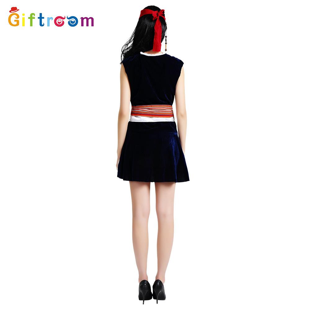 Fashionable Blue Pirate Skirt For Women Perfect For Vintage Costume Parties Celebrations And