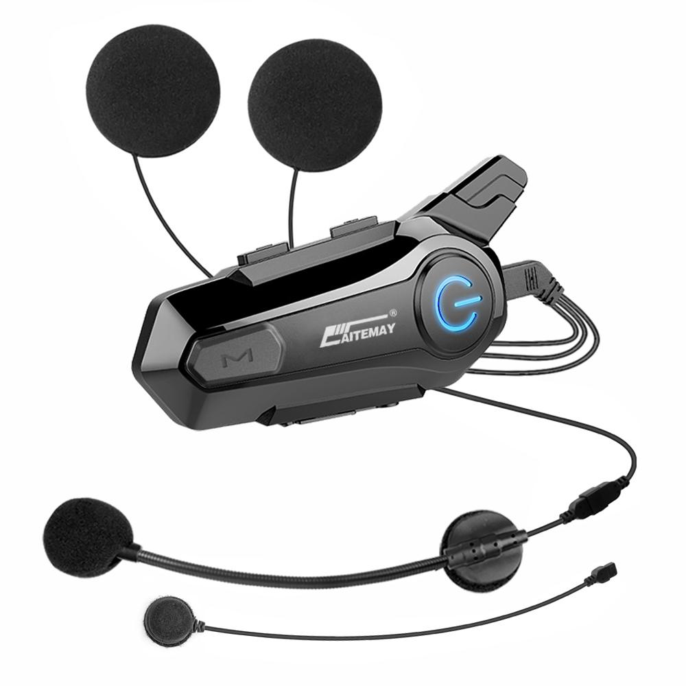 X1 Plus Bluetooth Motorcycle Intercom Helmet Headset 2 Riders 1000m Communicator Interphone Waterproof Earphone