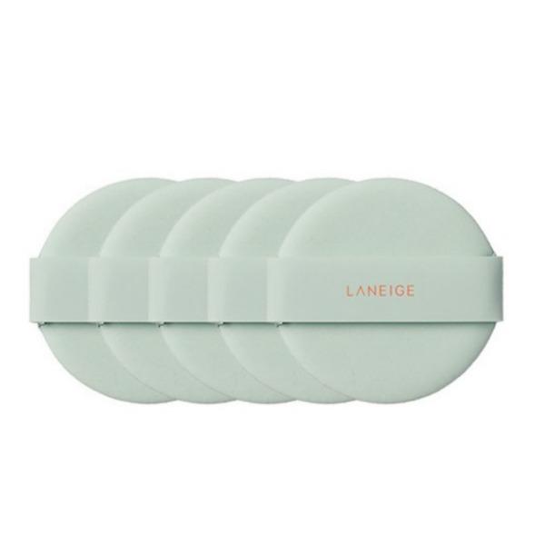 Laneige Neo Cushion Puff 5pcs Makeup Sponge Applicator Cushion Puff Set