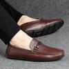 Fashion Mens Loafers Men Casual Spring Autumn Casual Shoes 2024 Luxury Brand Men's Business Shoes Genuine Leather for Men Slip On Shoes
