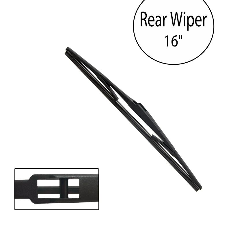 Wiper Front + Rear Wiper Blades Set Kit For Toyota Prius 2003-2009 2008 2007 2006 Windshield Windscreen Rear Window 26"16"16"