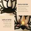 Butterfly Floating Wall Shelf Crystal Shelf Lotus Display Room Ornaments Modern Home Decoration Rack Home Wood Decor Aesthetic