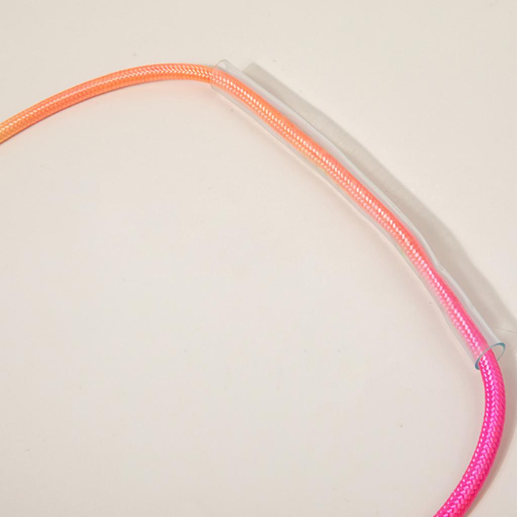 Adjustable Skipping Rope with Wood Handle and Woven for Girls and Boys, Skipping Rope Exercise Fat Burnings Gym Training