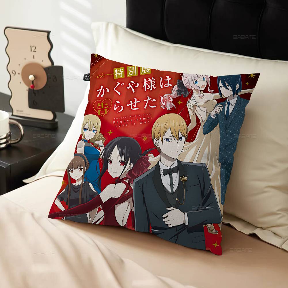 Anime K-Kaguya-Sama Love Is War Lucky Dragon pillow cover sofa cushion cover home room decoration children gift