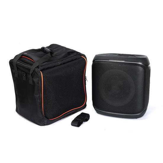 Speaker Carrying Case Portable Speaker Tote with Shoulder Strap Travel Bag for JBL Partybox Encore2 Extra Pockets for Microphone Charger Cable