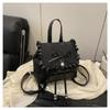 Cute Bow Lace Straps Girlish Feeling Bursting Backpack Trend High Sense Small Backpack Trend