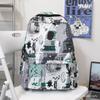 Schoolbag teen student personality graffiti Mori school backpack new ins schoolbag large capacity casual backpack men