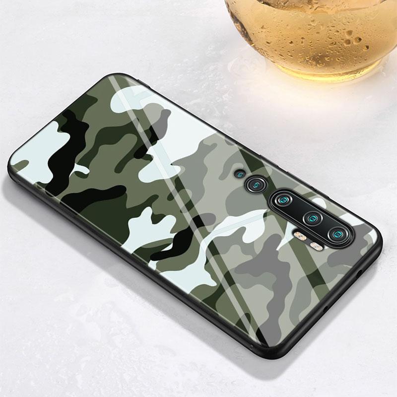 

Загартоване скло покриття камуфляж модний для Xiaomi Mi 11 11i 10T CC9E 9T Note 10 Ultra Pro Lite 5G чохол для телефону Mi 11 Ultra