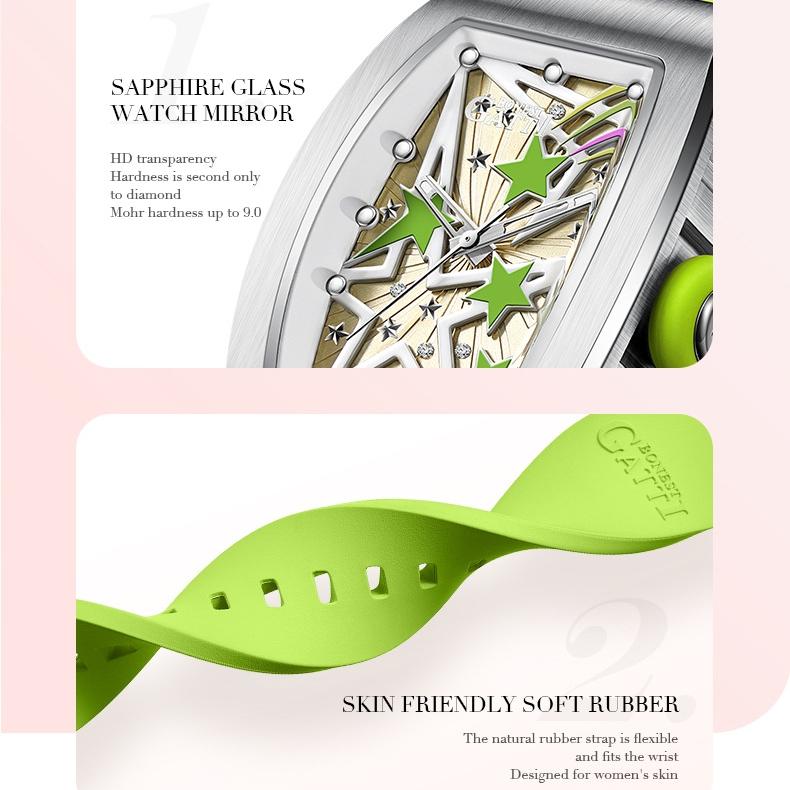 Bonest Gatti Watches Fashion Craft Women's Mechanical Watch