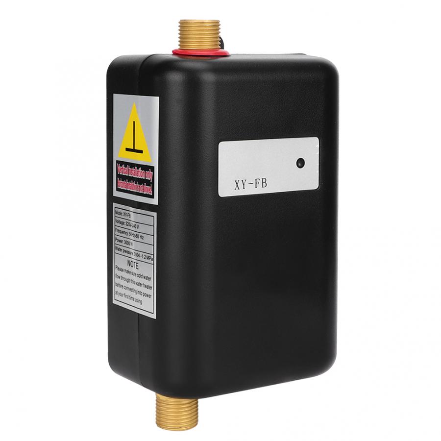 3800W Electric Water Heater Aneous Tankless Hot Water Heater Kitchen Bathroom Shower Water Boiler 110V/220V