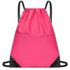 Kordelzug Rucksack Bündel Tasche Einfacher Rucksack Druck Herren- und Damen-Freizeit Sport Werbung Einfarbige Schultasche