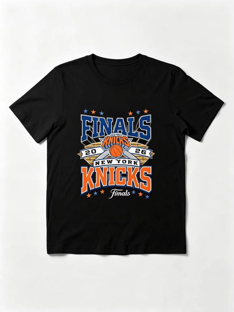 2026 Finals Essential T-shirt, New York Knicks Summer New Unisex Cotton Breathable Y2K T-shirt
