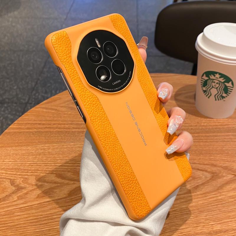 Huawei Mate70 Pro & Honor Magic6 Pro Leather Phone Case - Porsche Design, Compatible with Second Change 40Rs