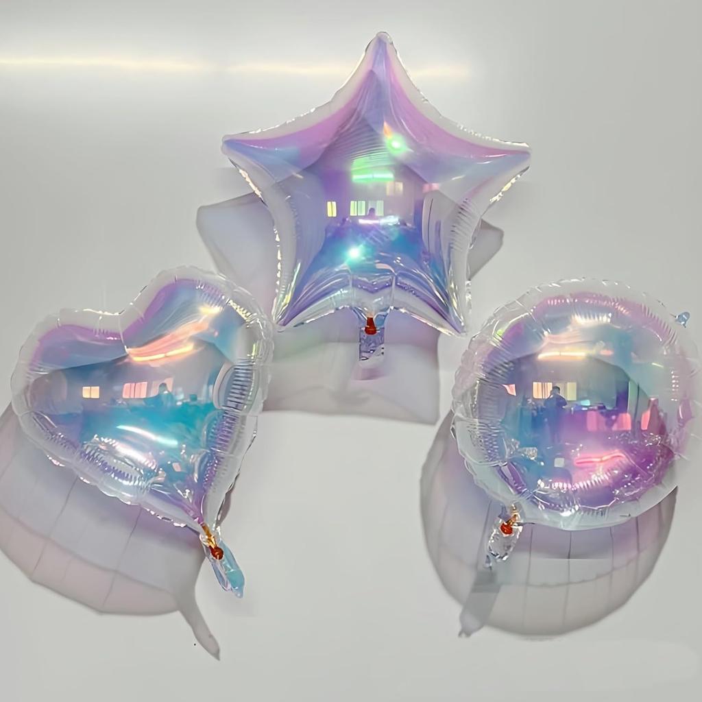 Shell Five Pointed Star Balloon Colorful Love Aluminum Film Balloon