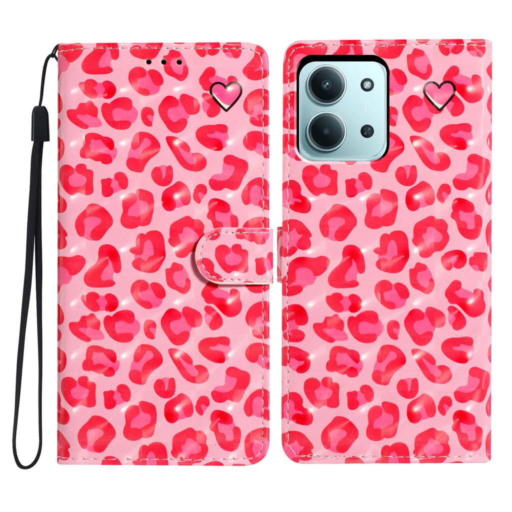 Για Xiaomi Redmi 15C 5G (ΕΕ) (173mm)/15C 4G (ΕΕ) (173mm) Θήκη Πορτοφόλι από PU Δέρμα Κάλυμμα Τηλεφώνου Εκτύπωση 3D Μοτίβου