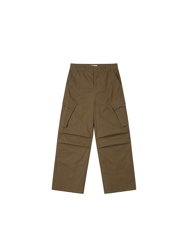 KIRSH Knee Tuck Wide Fit Cargo Pants [Khaki]
