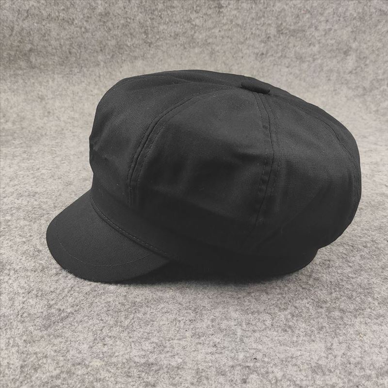 Retro octagonal hat multi-head circumference size painter hat-cm head circumference women's hat small size women's spring and autumn hat simple