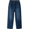 Balabala Boys' Fleece-Lined Straight-Leg Denim Jeans