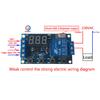 DC 12V Time Relay LED Display Automation Cycle Delay Timer Control Off Switch Delay Voltage Protection Relay module Relays 5