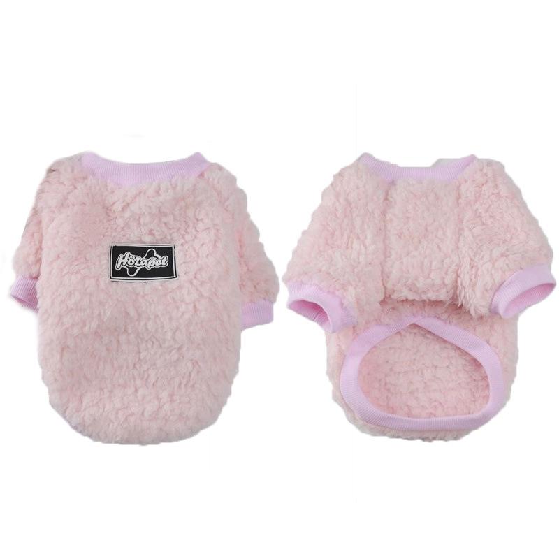 Vestiti in peluche per animali domestici: Carino Gilet in Pile Double-Face per Cani e Gatti - Extra Caldo e Resistente al Freddo per Autunno e Inverno
