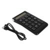 2.4G Numeric Keypad with Screen U Shaped Keys 32.8ft Effective Distance Low Noise USB Number Pad for Laptop PC