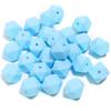 10pcs 19x14mm Hexagon Silicone Beads For Jewelry Making DIY Handmade Necklace Bracelets Phone Key Chain Decoration Accessories