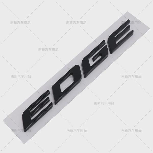 

3D Metal Abs Car Sticker Edge Letter Hood Sign Emblem Badge Car Body Fender Rear Trunk Modification Accessories For Edge чёрный