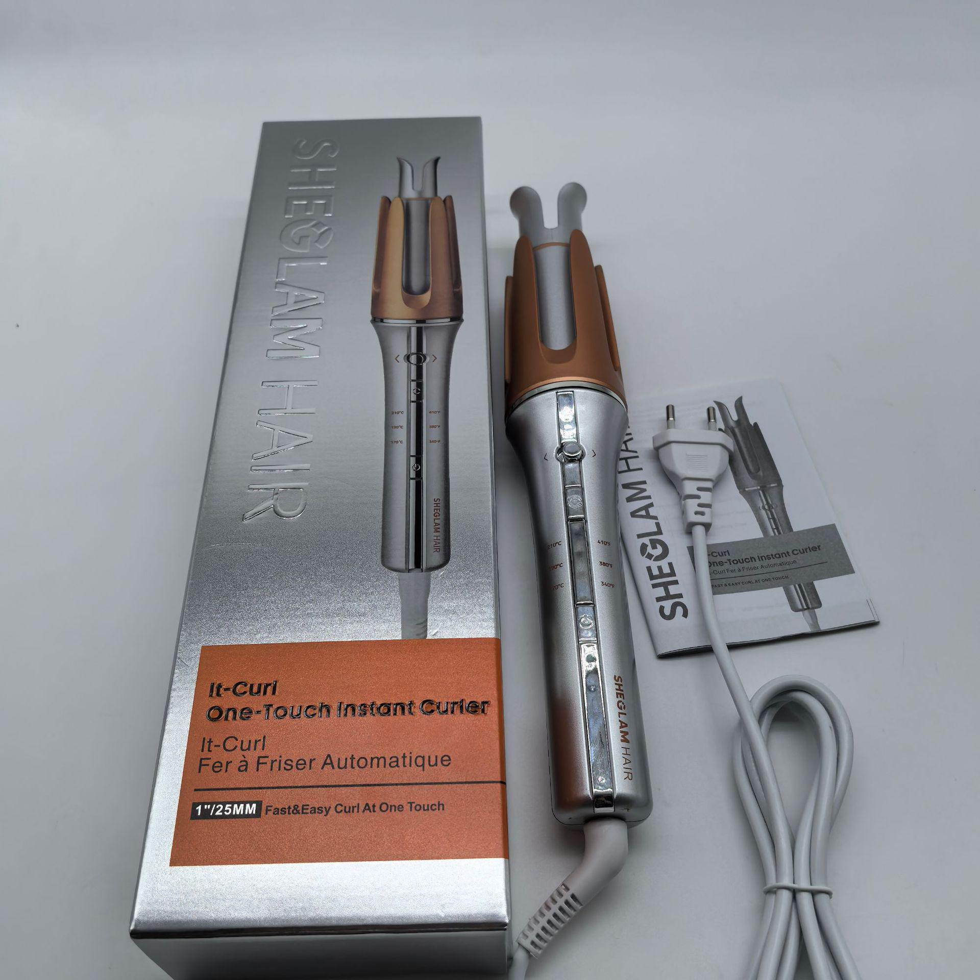 Fully Automatic Negative Ion Curling Iron for Large Curls – No Damage, Easy Use US Plug