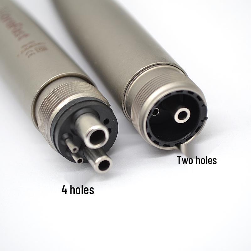 LED Dental High-Speed Handpiece Turbine Drill with Two/Four-Hole Push-Button, Wind Light, and Needle Removal Functions