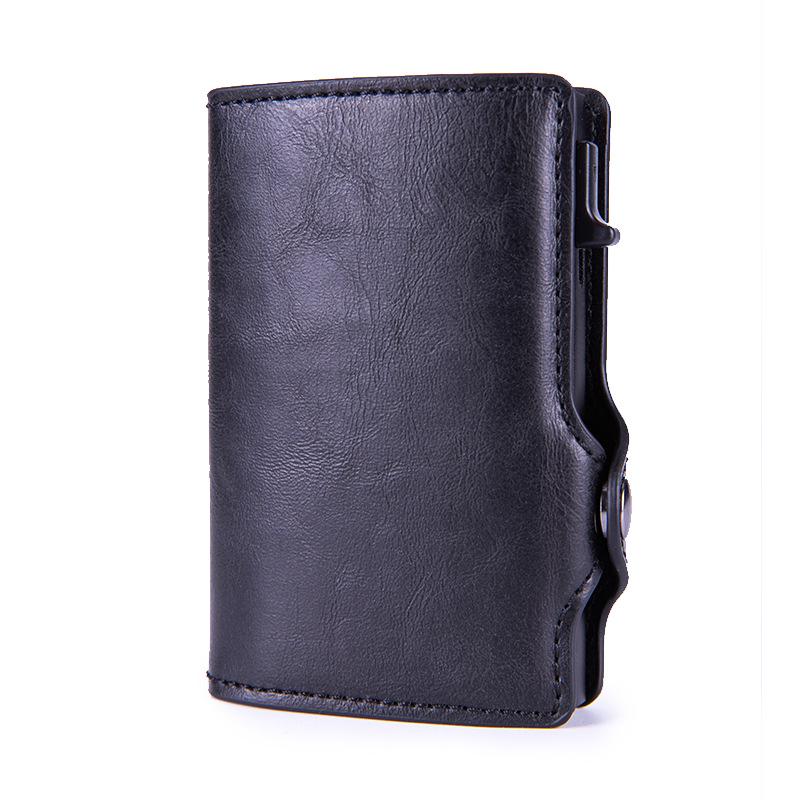 

Мужской автоматический держатель для карт с защитой от RFID-кражи и трекером Airtag