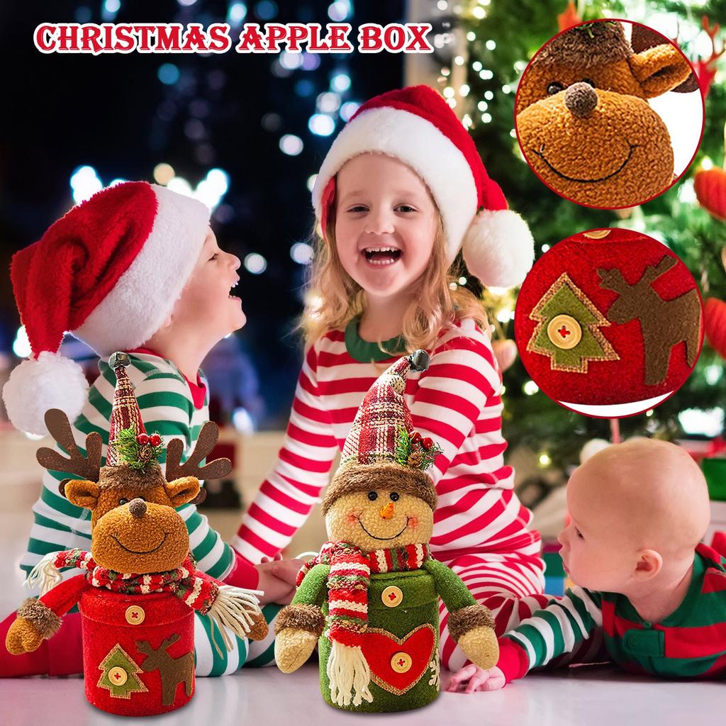 Christmas Box Gift Box Christmas Eve Candy Packaging Snowman Elderly Kindergarten Children Small Gifts