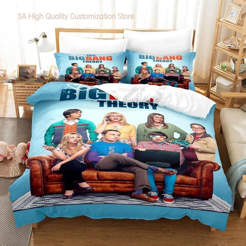 The Big Bang Theory Beding Set Single Twin Ful Quen King-Sized Dimensionsd Dimensions Bed Linen Set Aldult Young Boys Bedrom Duvetcover Sets 3D Print