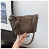 Fashion High-end Bag Women's Autumn and Winter New Niche Simple Small Square Bag Soft Leather Messenger Bag