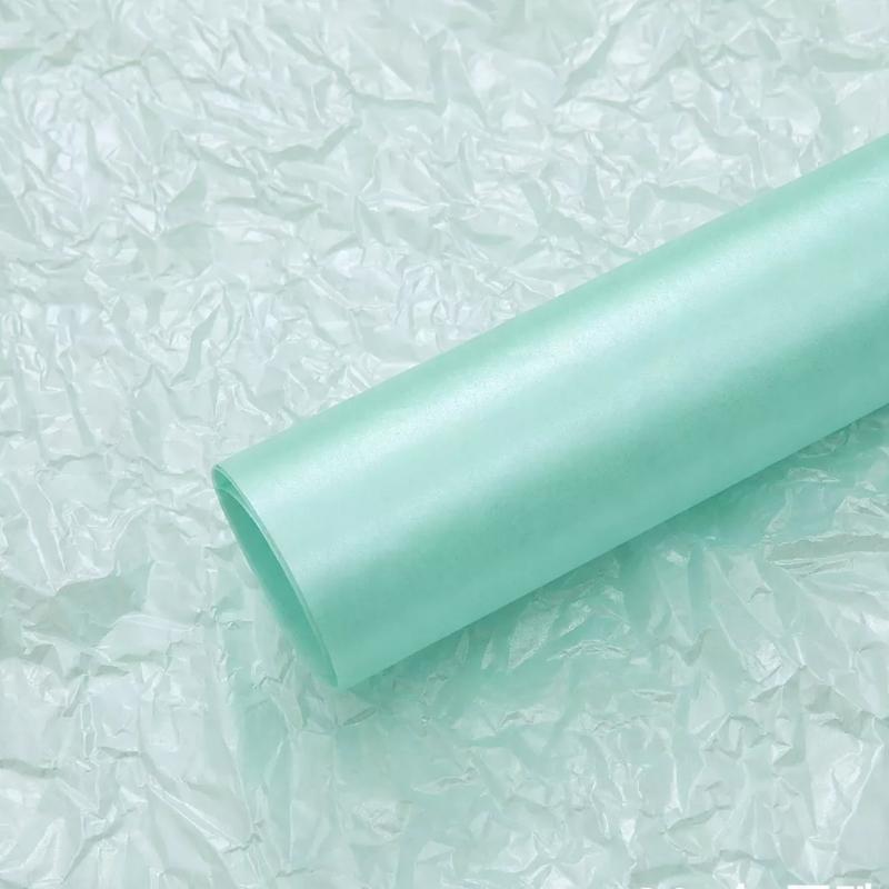 Interlining Paper Flower Bouquet Packaging Pearlescent Papers Pleated Waterproof Strong Material Wedding Birthday Gift Party Decoration DIY Paper