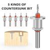 Anti-Slip Design Countersink Drill Bit Adjustable Shank Chamfer Tool  Professional Use